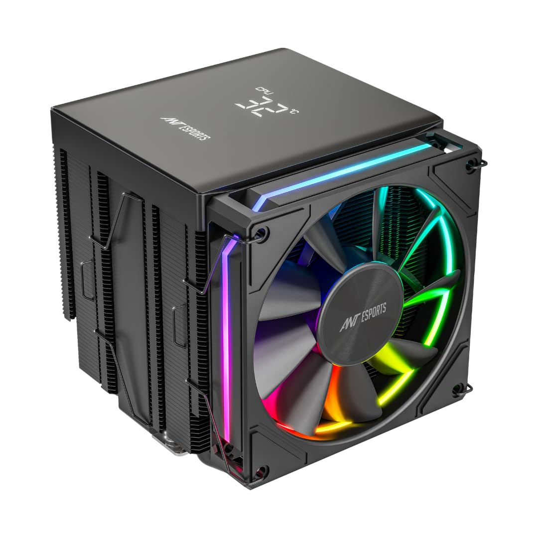 Ant Esports CPU Cooler Air V8 Digital ARGB