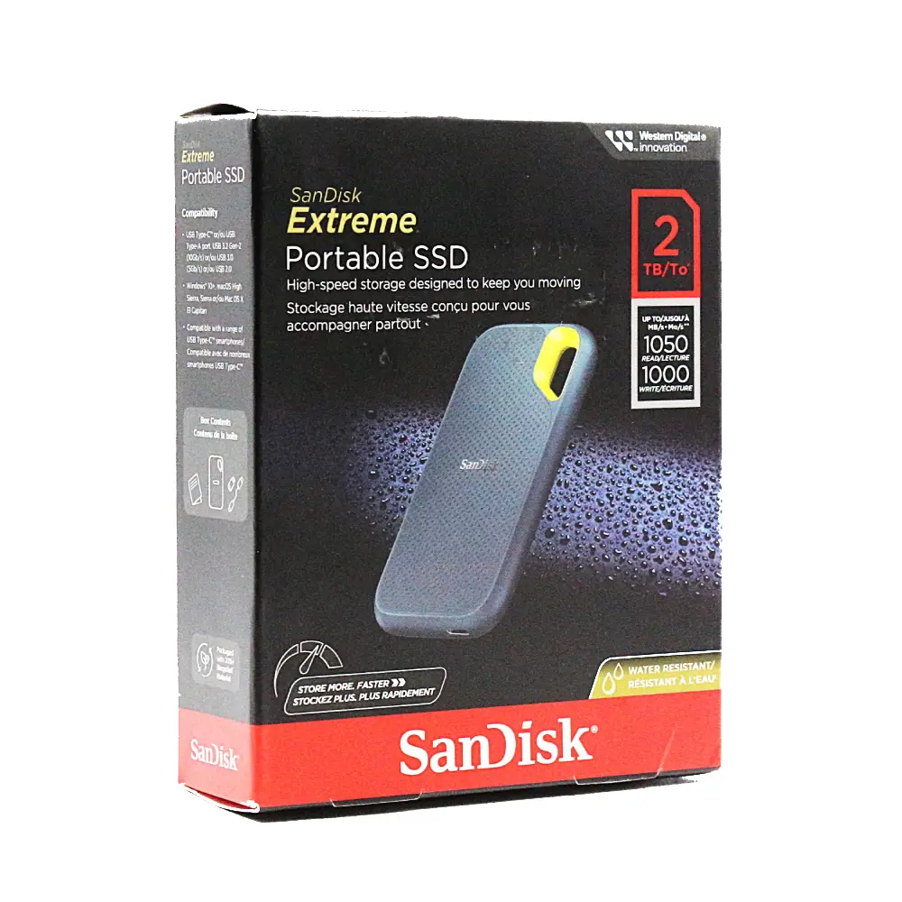 Sandisk External SSD 2TB E61 (With Type-C and USB 3.2)
