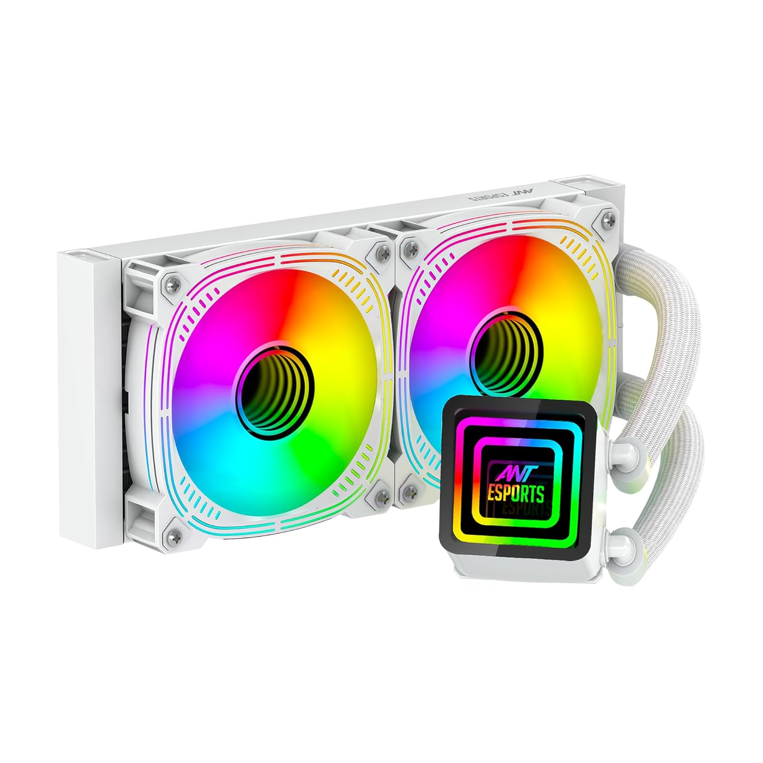 Ant Esports CPU Cooler Liquid ICE INFINITE 240 ARGB (White)