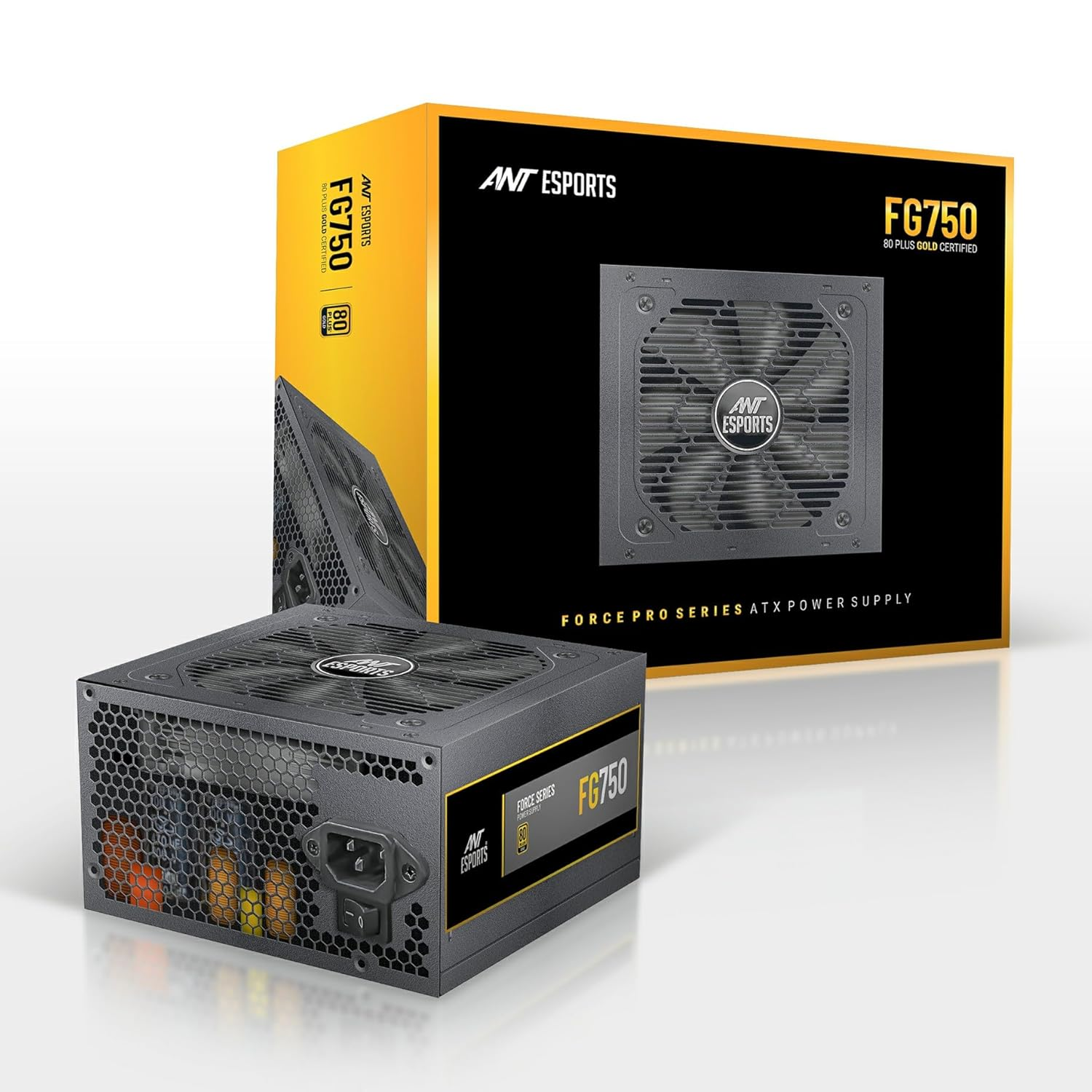 ANT ESPORTS FG750 80 Plus Force Gold Series Power Supply 