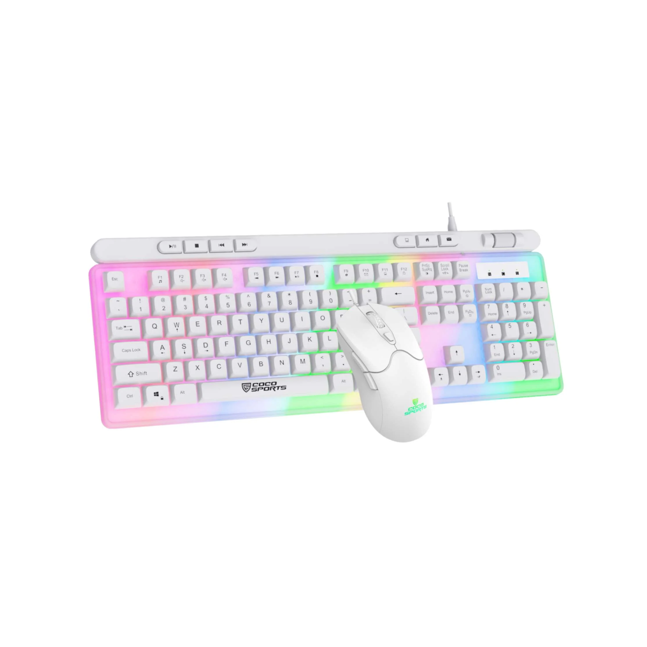 COCO SPORTS FORCE Premium Gaming Keyboard&Mouse Combo