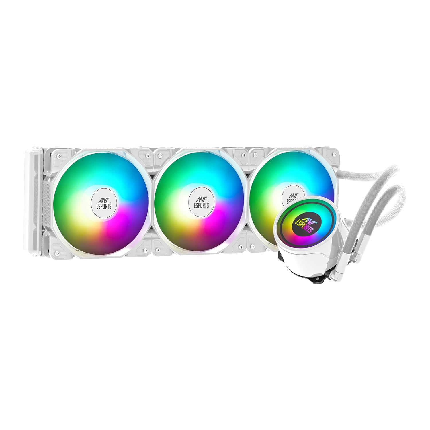 Ant Esports CPU Cooler Liquid ICE 360 ARGB White ( Open Box)