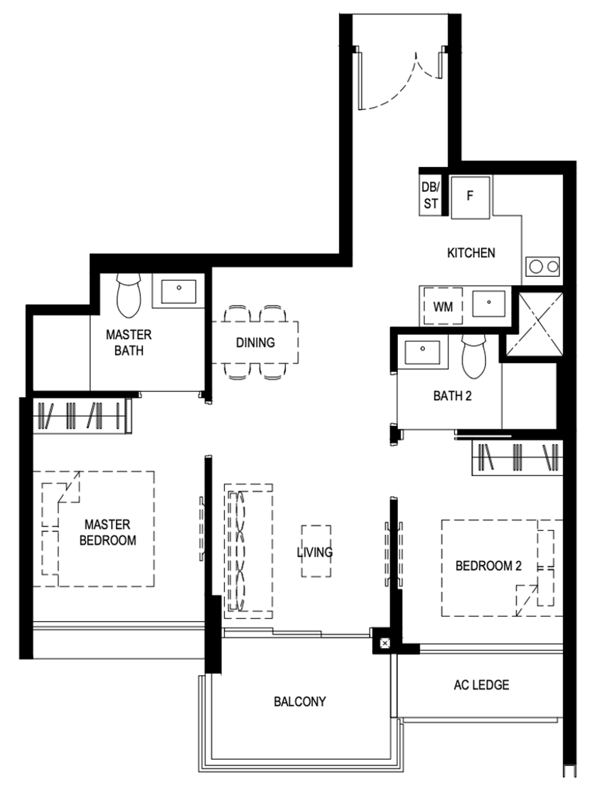 Normanton Park floor plan