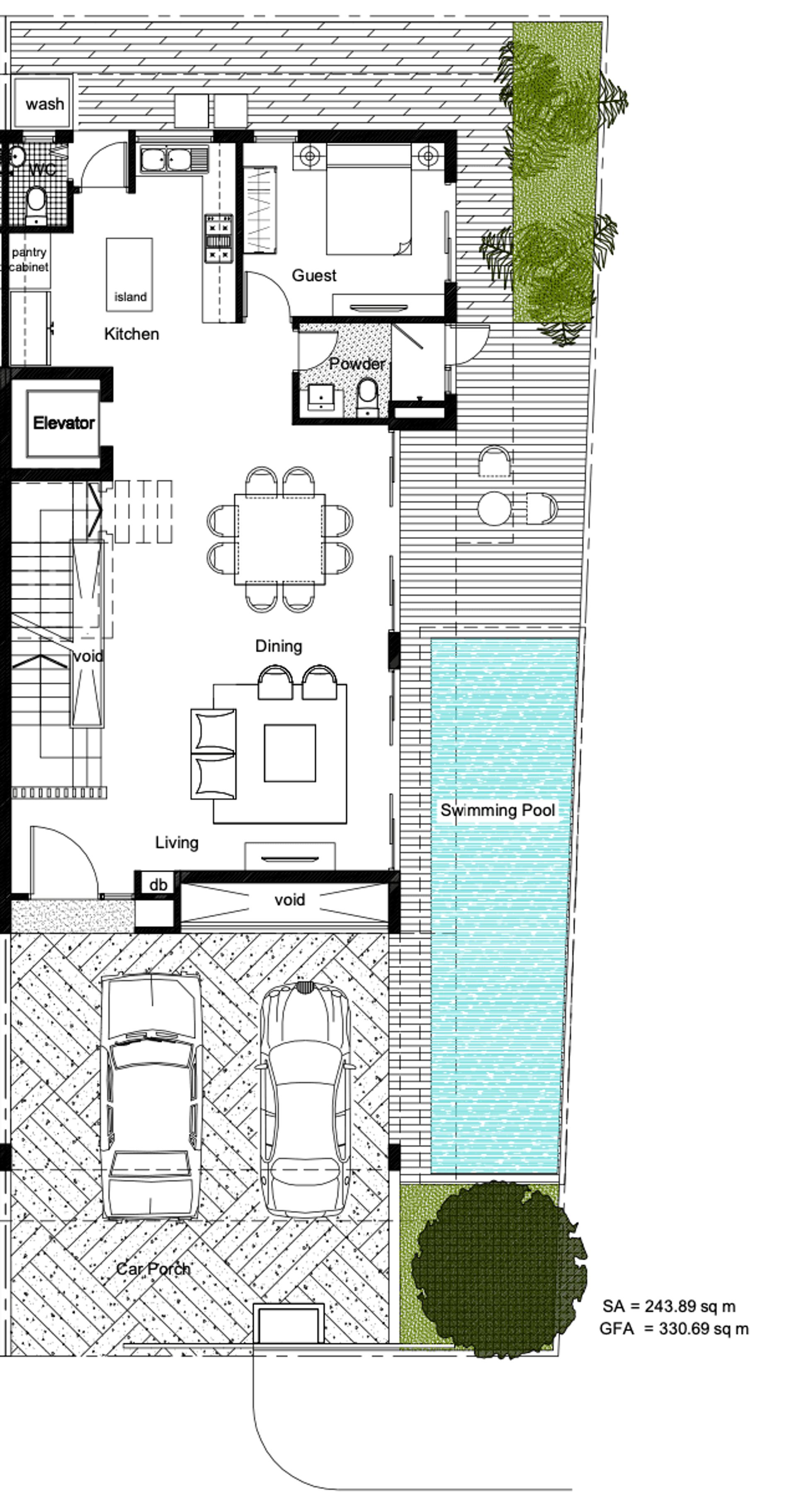 Dunbar Walk Semi-Detached House floor plan