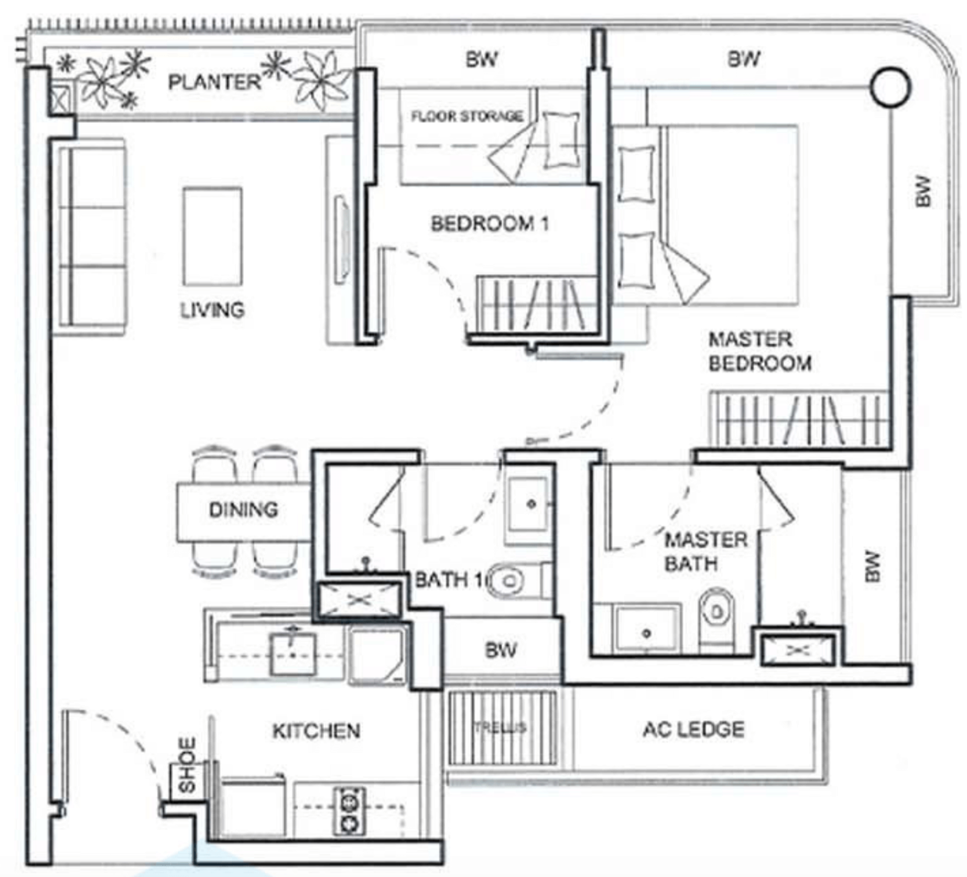 NV Residences floor plan
