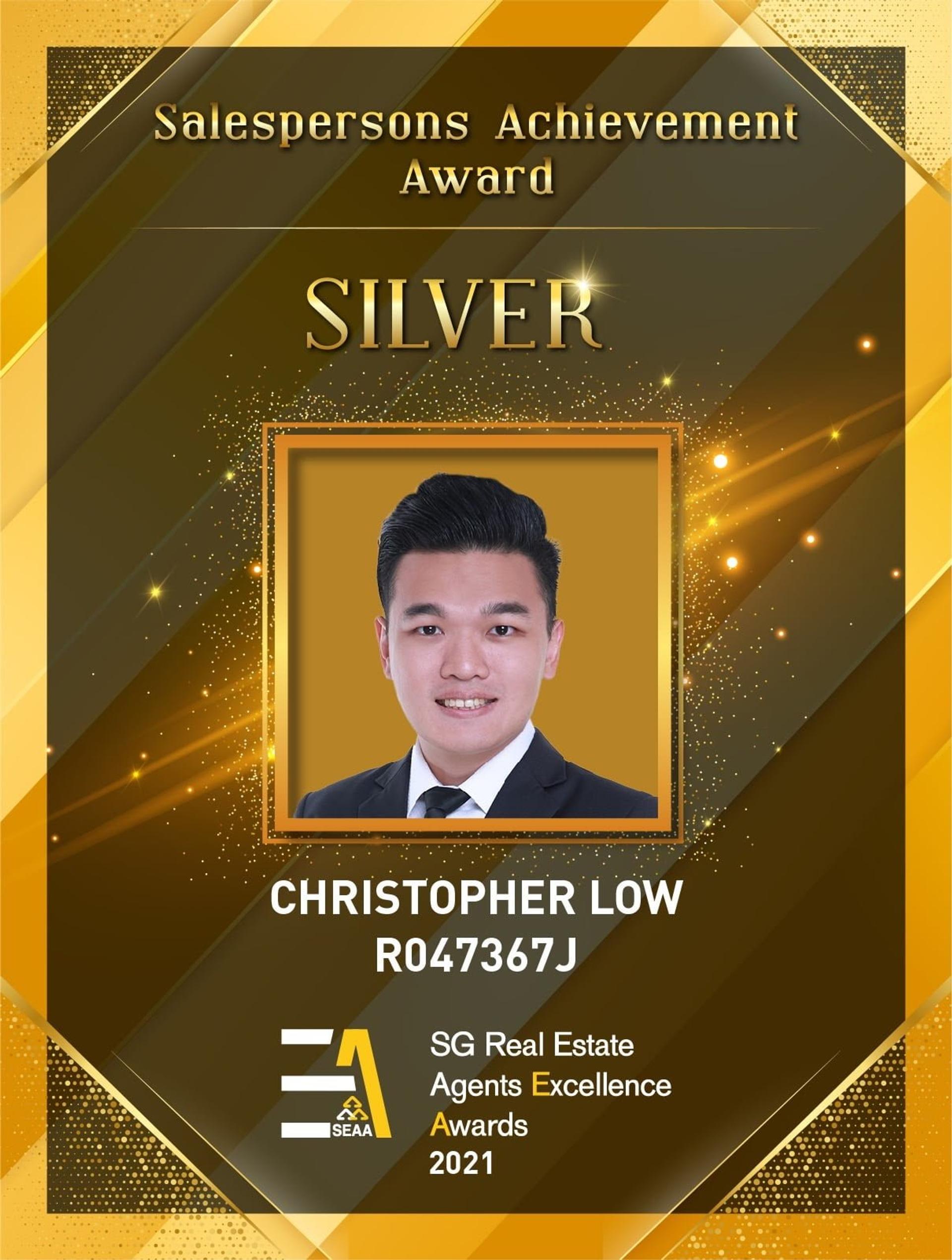 Chris Low: award