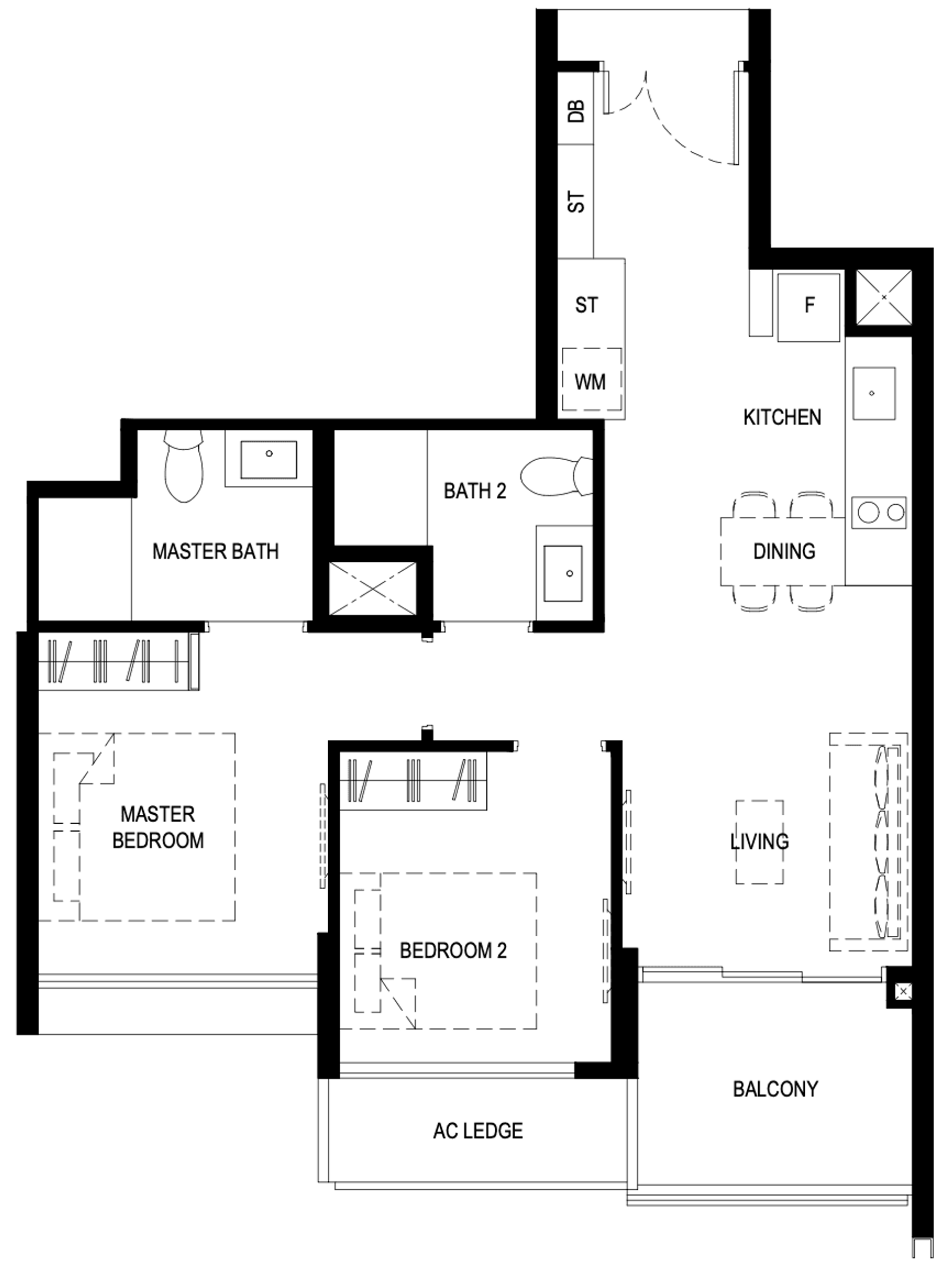 Normanton Park floor plan