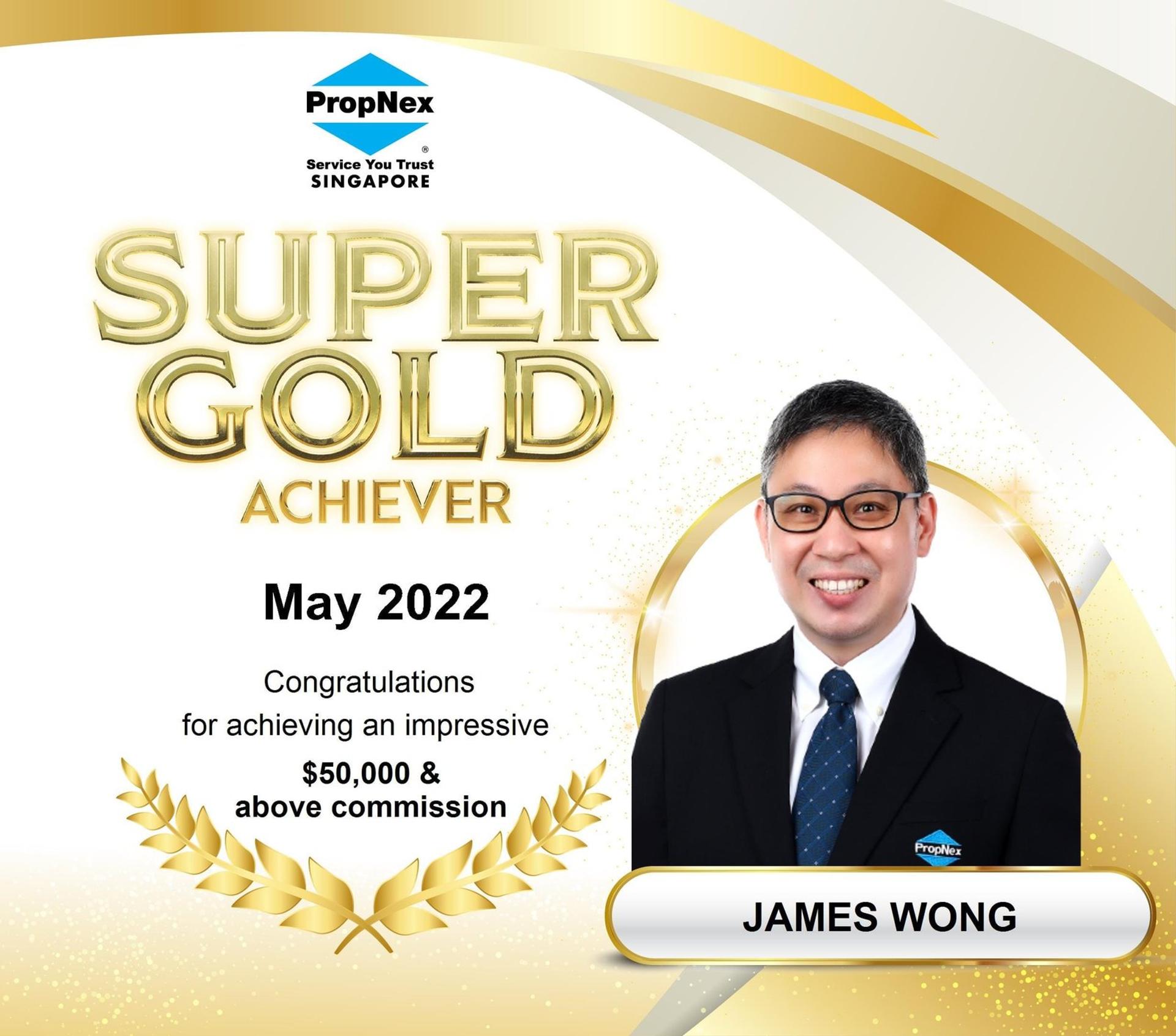 Super Gold Achiever, PropNex, May 2022