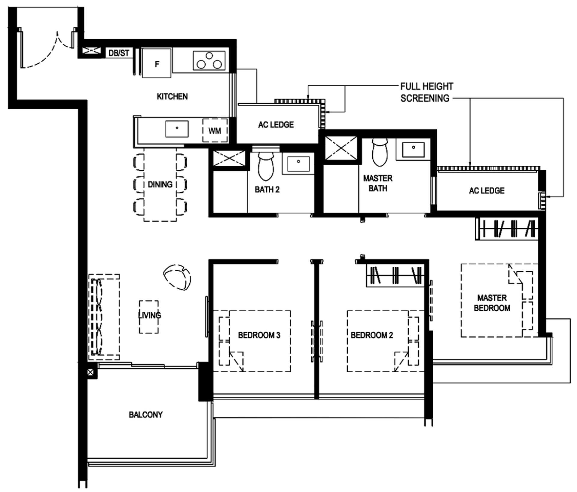 Normanton Park floor plan