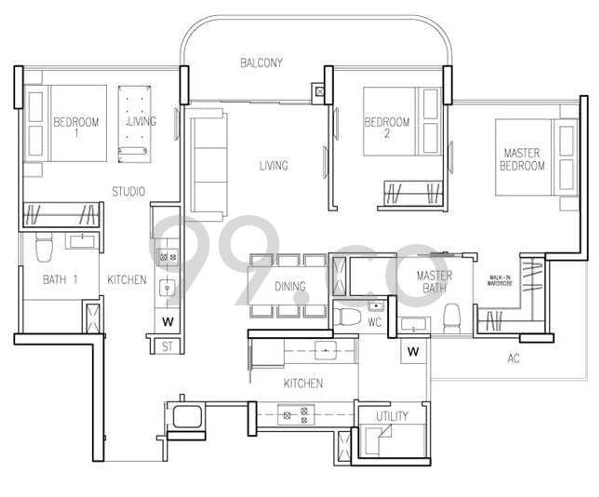 Riversound Residence floor plan
