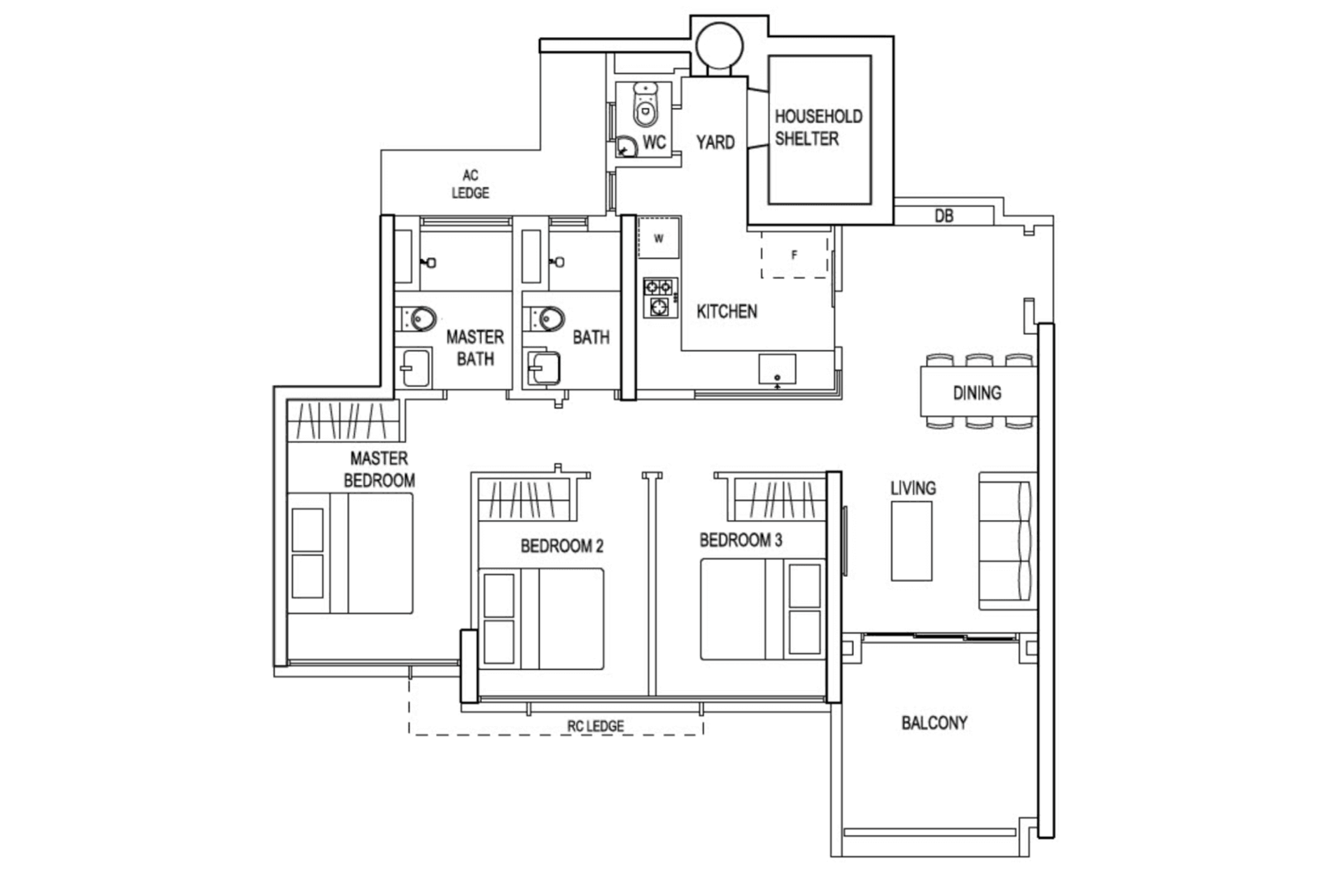 The Terrace floor plan