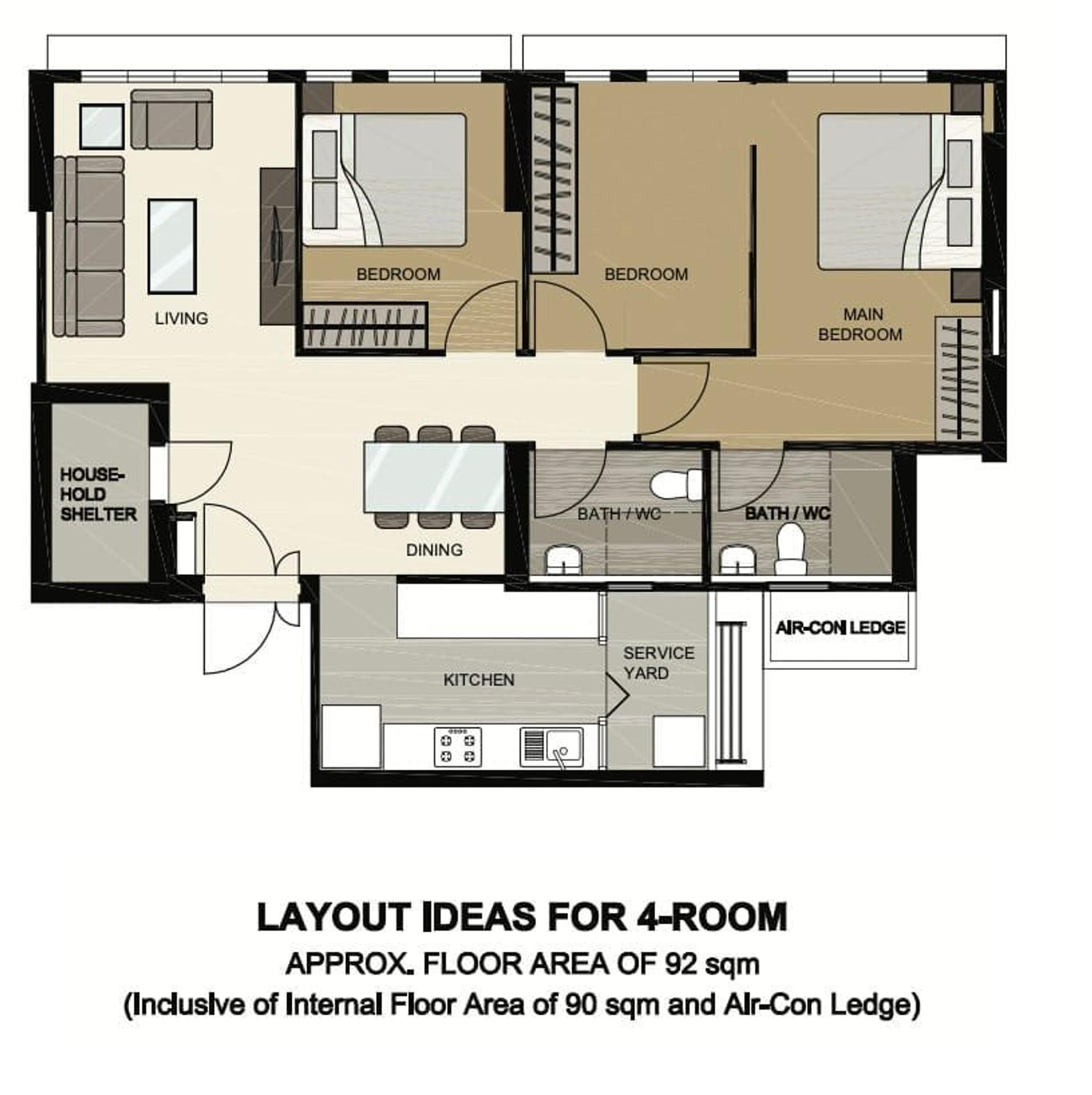 26b Saint George Lane floor plan
