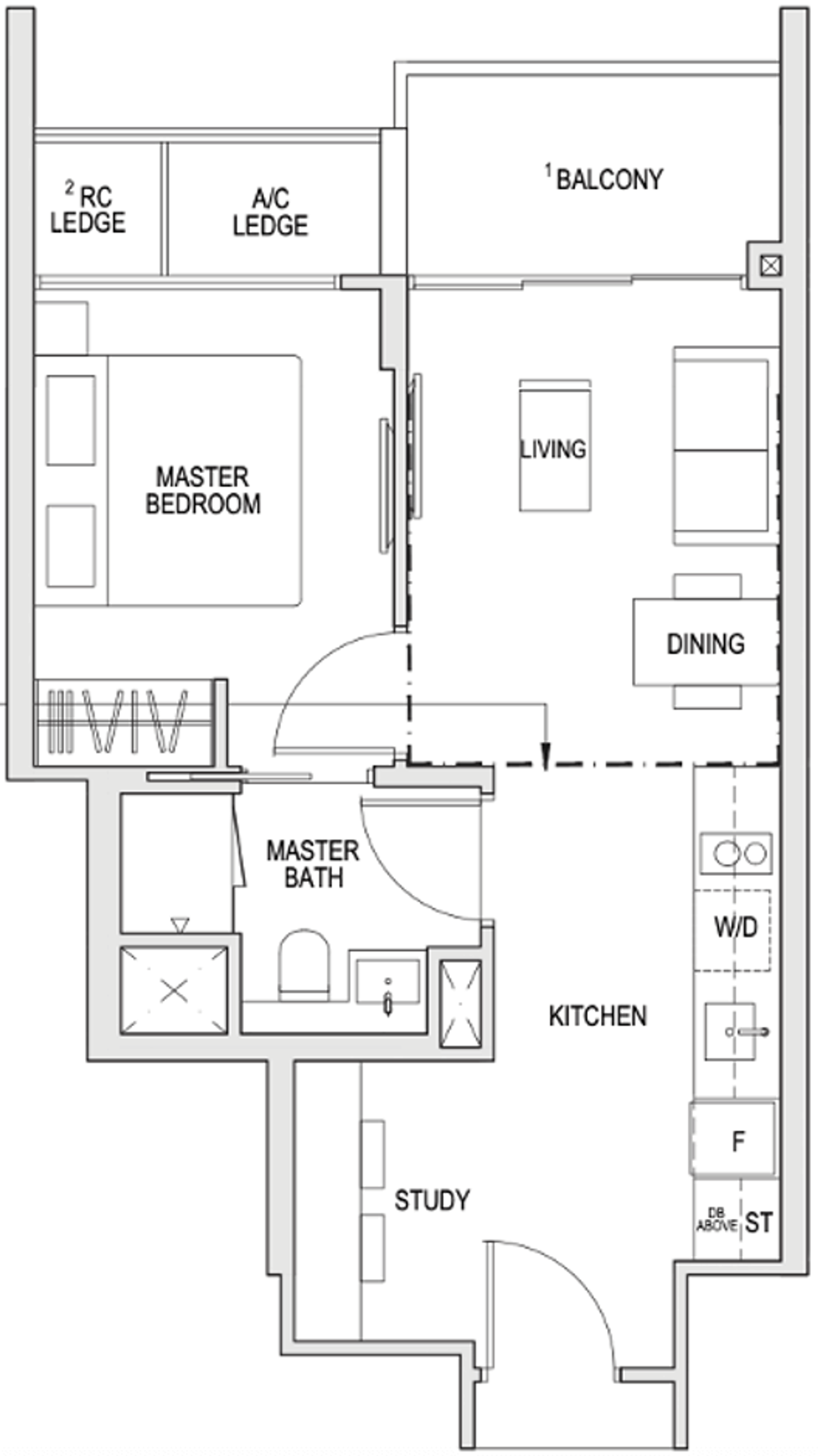Kent Ridge Hill Residences floor plan