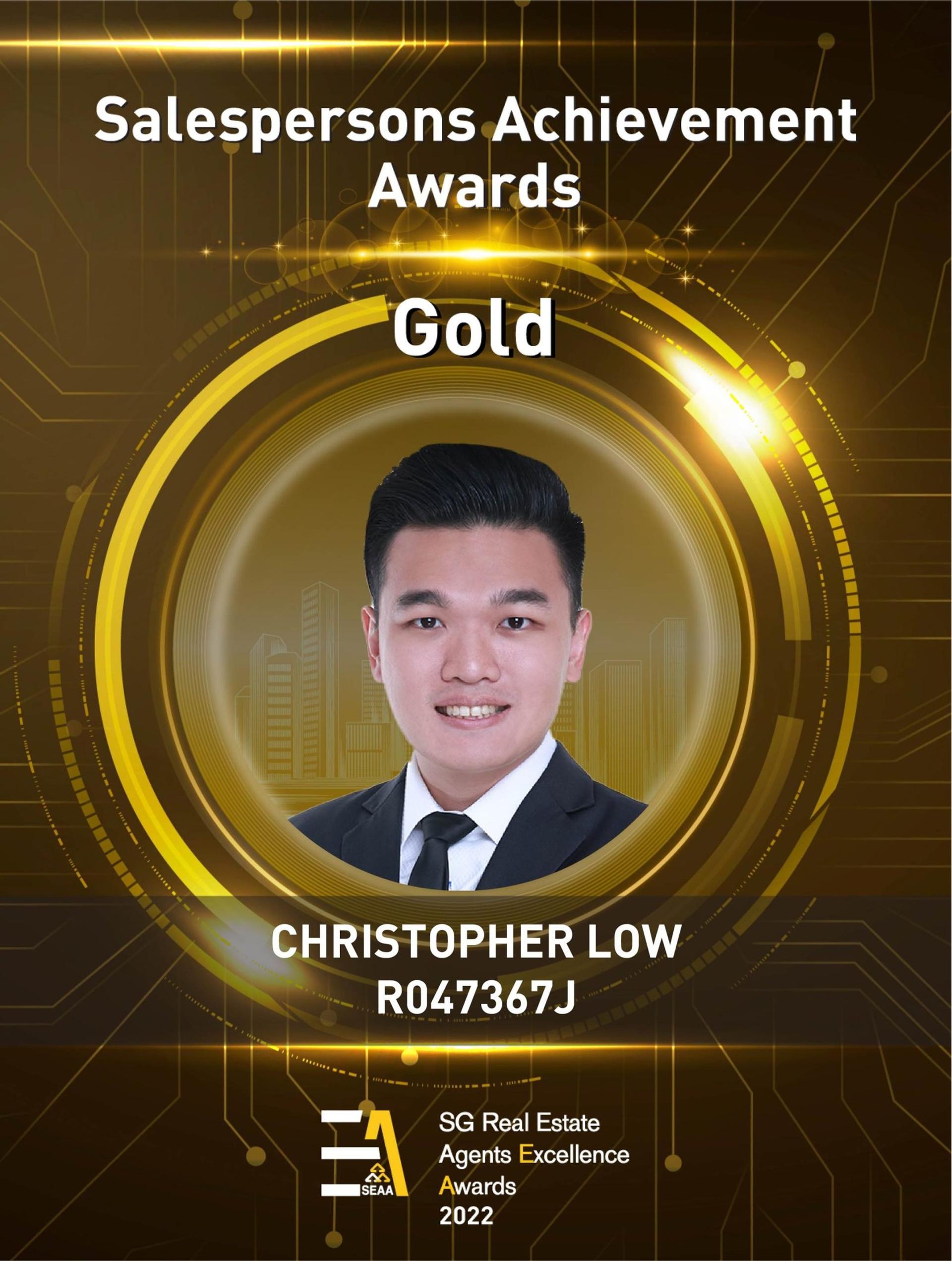 Chris Low: award