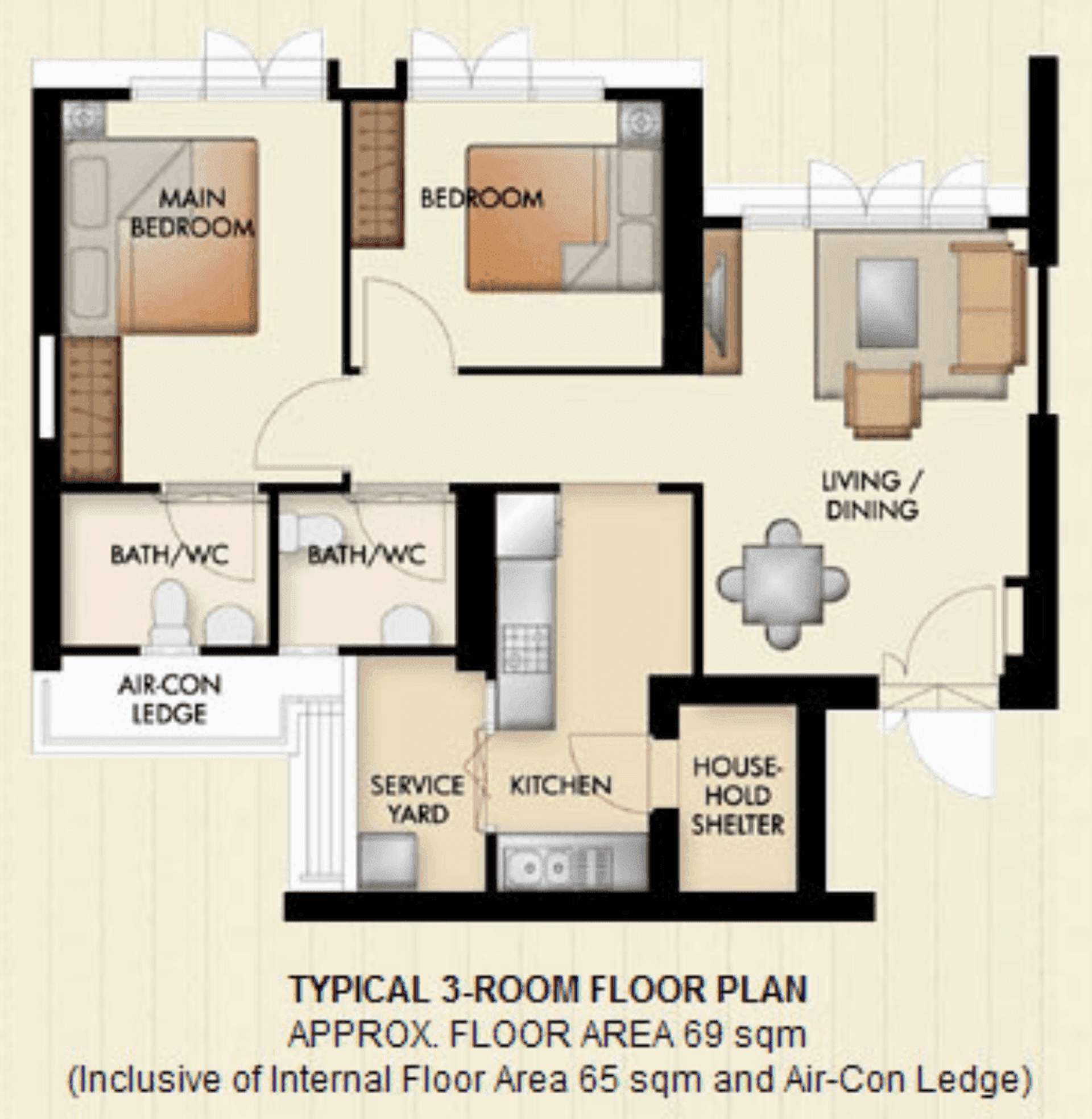 312A Clementi Avenue 4 floor plan