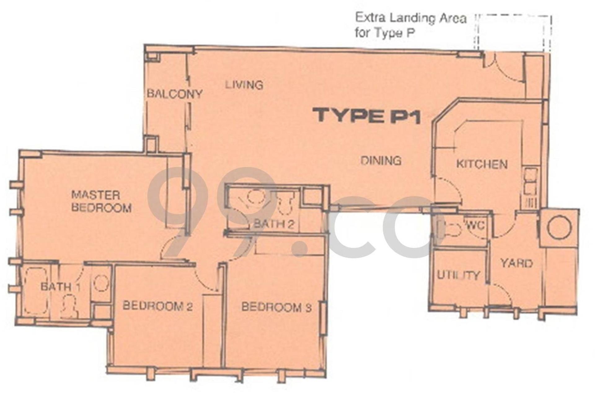 Highgate Condominium floor plan