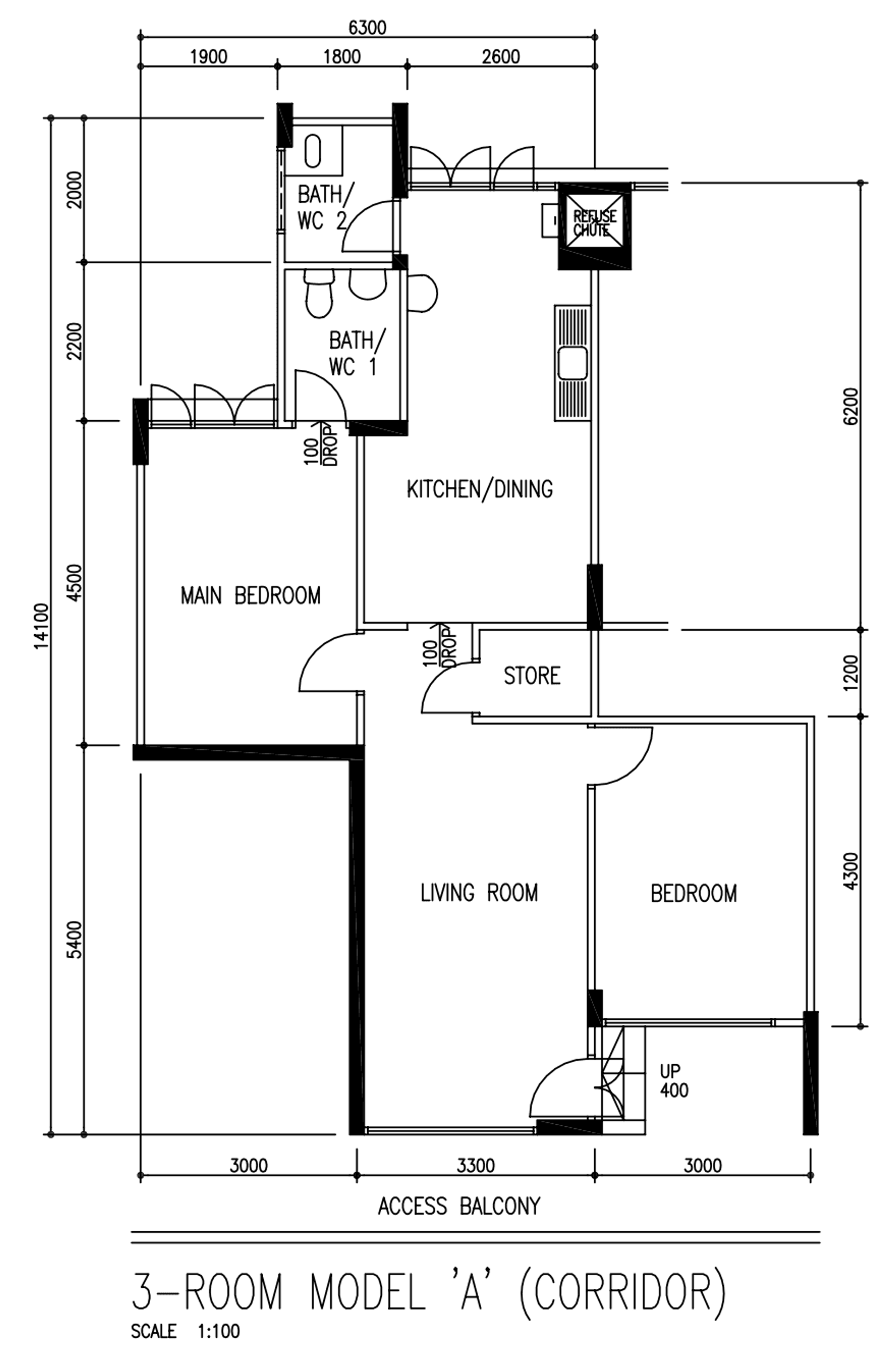 518 Jurong West Street 52 floor plan