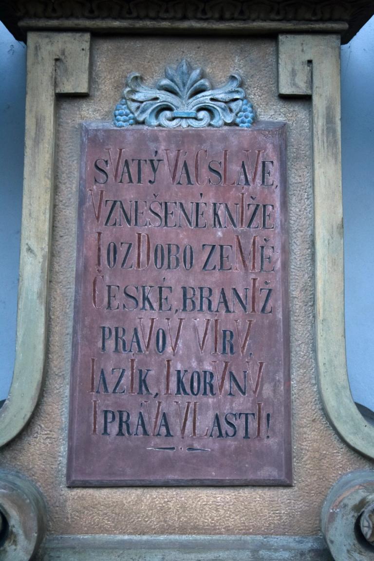 český chronogram Sloupnice