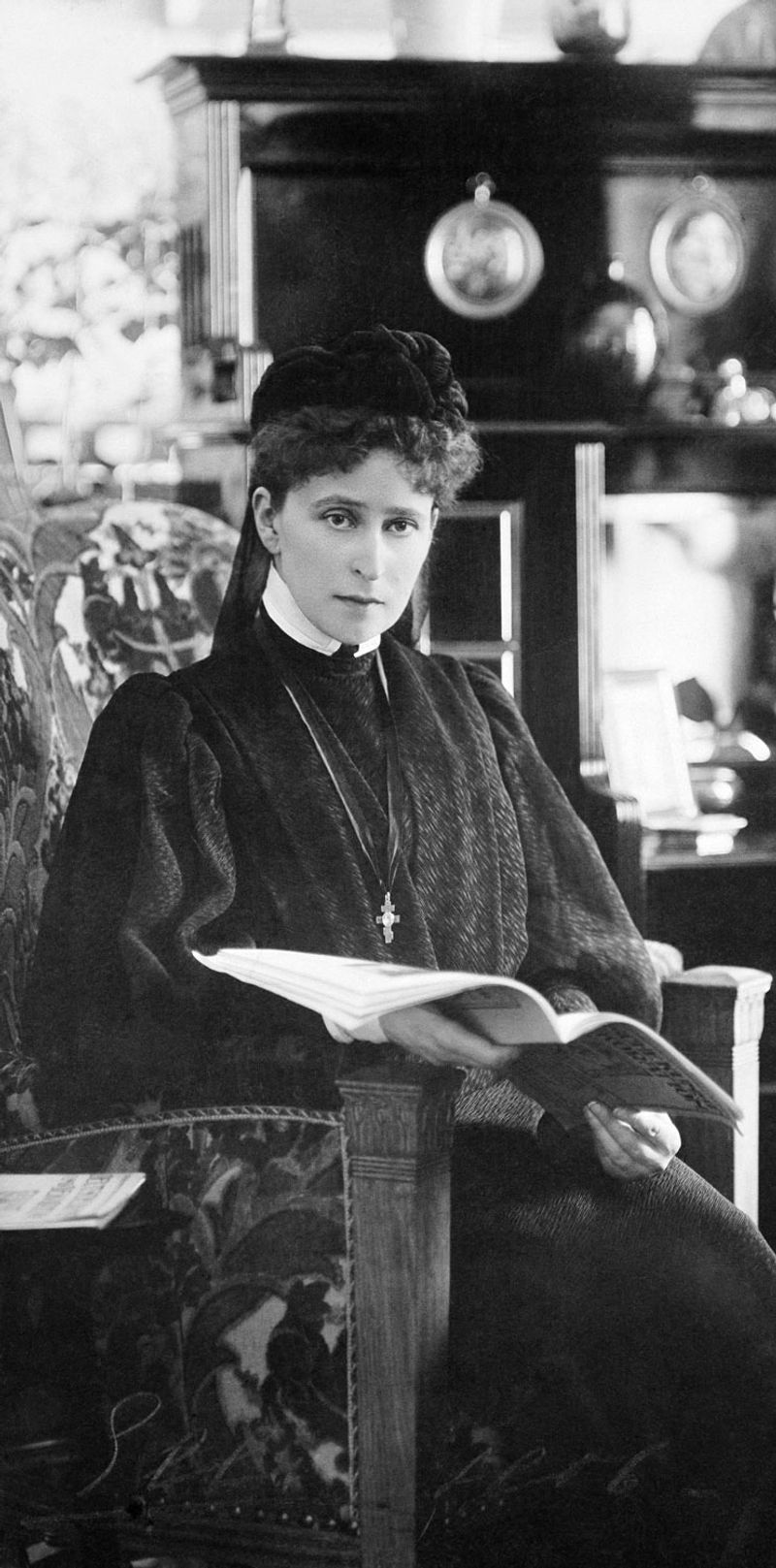 Elizabeth in mourning soon after the assassination of Grand Duke Sergei.
