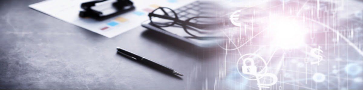 Working time symbolizes the desktop. Office desk with papers from insurance manager and banker. Office worker at the table. The concept of lack of time.