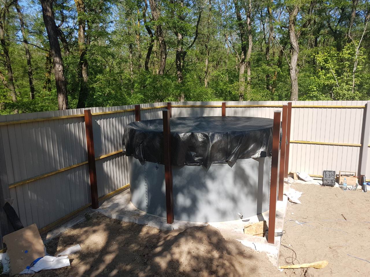 Полив газону