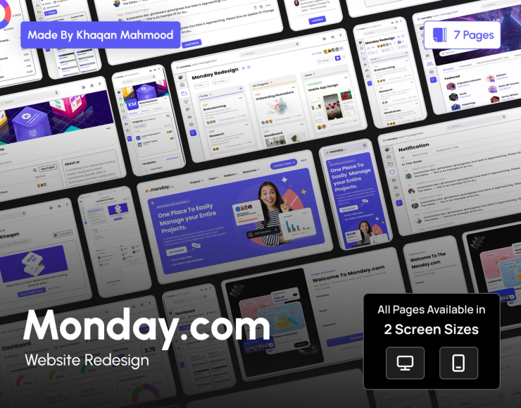 My Redesign of Monday.com