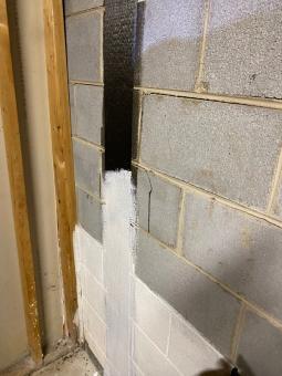how carbon fiber straps prevent foundation wall movement