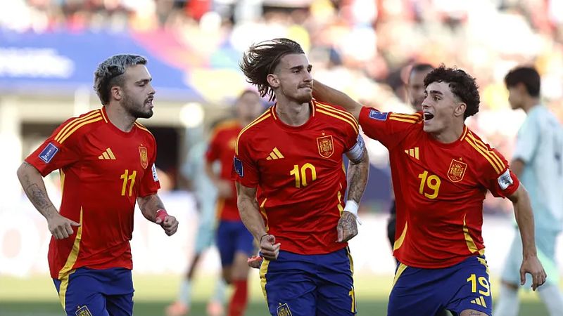 David Mella también participó en el empate de España ante México en la segunda jornada del Mundial
