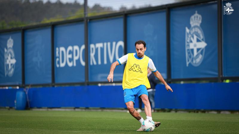 Segunda sesión do Dépor nunha semana que permite "ir recuperando a xente que leva máis carga para que chegue mellor a este tramo final"