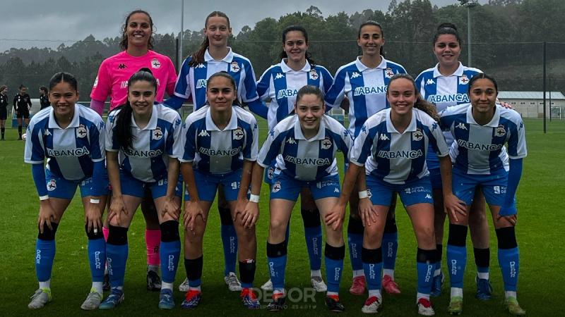 Dominio total de principio a fin do Deportivo ABANCA B sobre o Real Oviedo B
