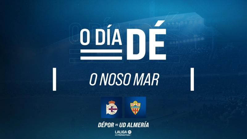 O partido do Dépor ante a UD Almería, declarado "Día DÉ..." O Noso Mar