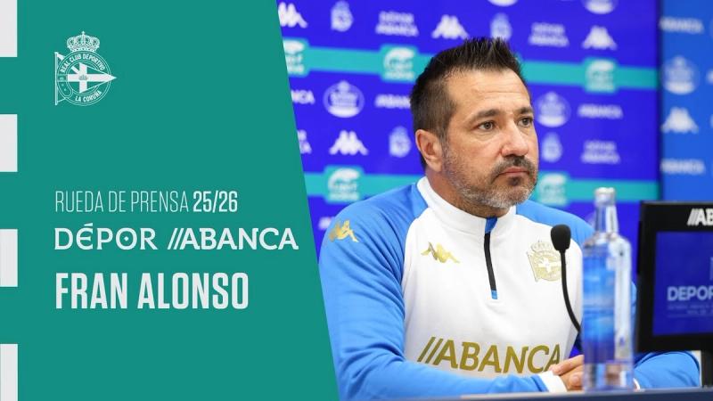 Fran Alonso quere ver un Dépor ABANCA "que morde, con fame, agresivo, valente e que sae a por todas"