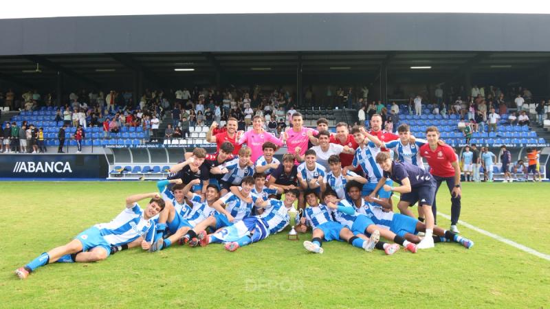 El Juvenil B se proclama campeón de la Liga Nacional al derrotar en Abegondo al RC Celta B