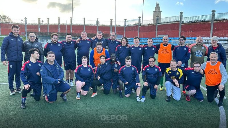 Intensa semana de adestramento para o Dépor Genuine con amigable este sábado en Abegondo ante o Celta Integra