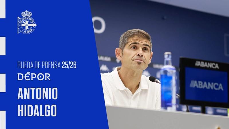 Antonio Hidalgo: "É unha bendición que me tocou, vir aquí, gozar deste Club, desta cidade"