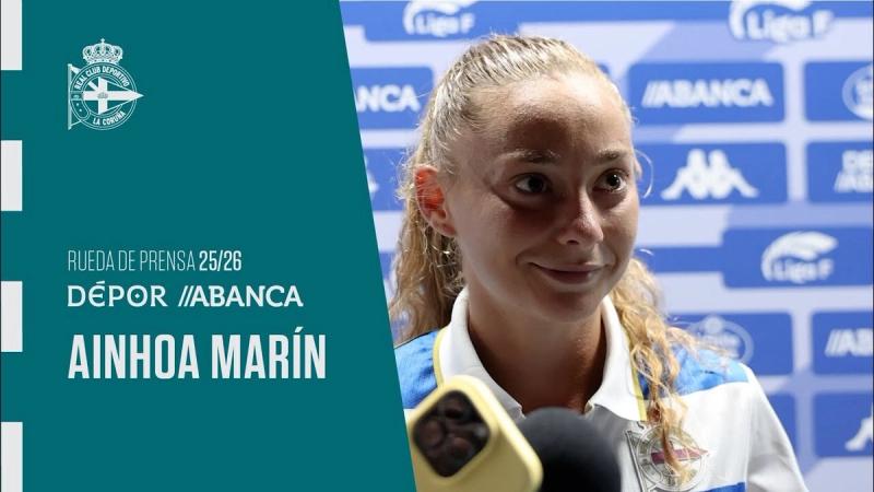 Ainhoa Marín: "Ha sido un partido muy completo de todo el equipo"