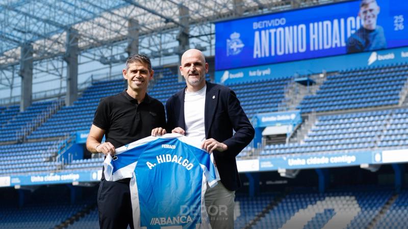 Antonio Hidalgo confiesa que viene "con una energía brutal" y "con unas ganas de crecimiento grande del Club y mío""