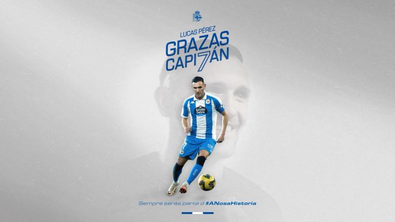 Lucas Pérez abandona o Deportivo
