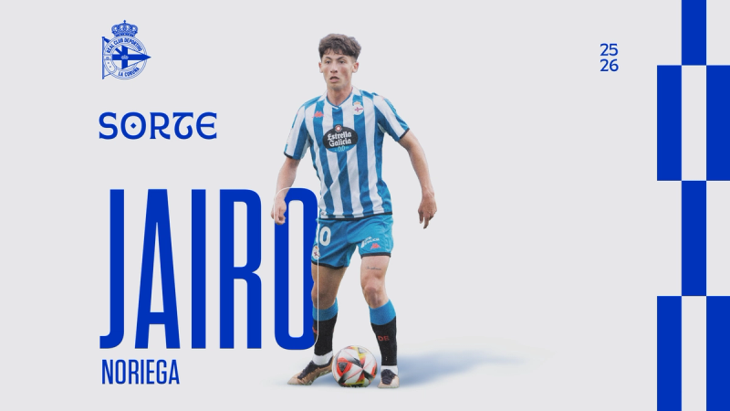 Jairo Noriega, cedido al Racing de Ferrol