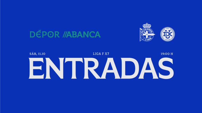 Os abonados e abonadas xa poden retirar a súa invitación obrigatoria para o Dépor ABANCA - DUX Logroño do sábado 11 de outubro ás 19:00 en ABANCA-RIAZOR