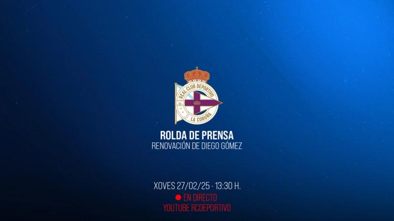 La rueda de prensa de la renovación de Diego Gómez, en directo en YouTube