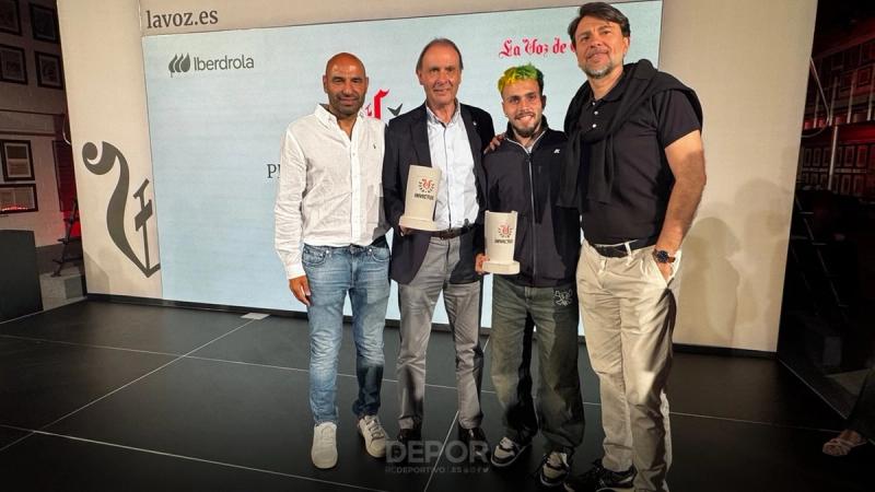 ANOSACANTEIRA y David Mella reciben el Premio Invictus