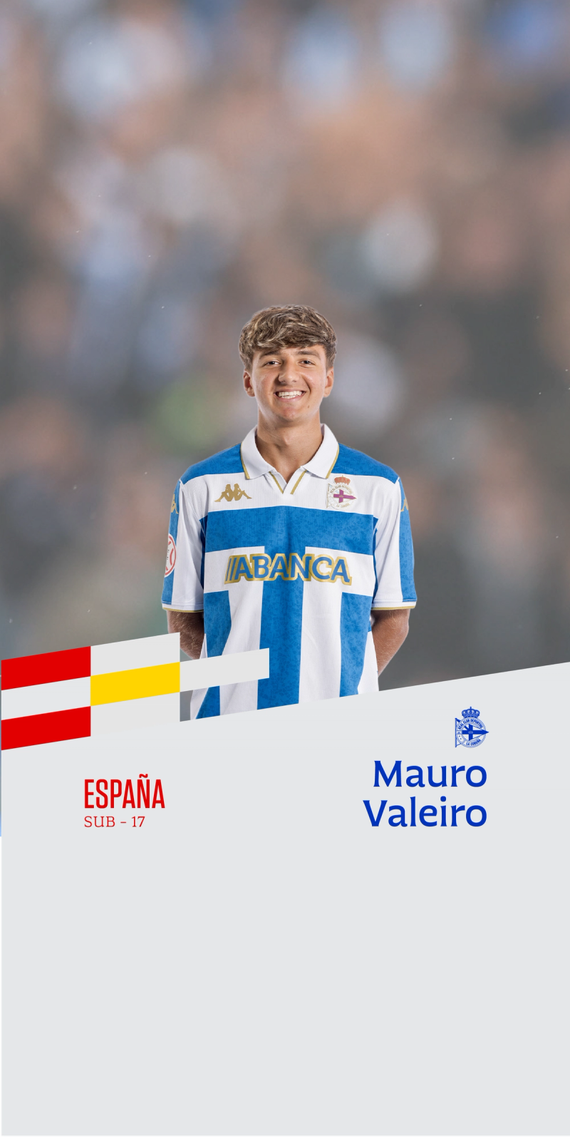 Mauro Valeiro disputará con España o Campionato de Europa sub-17 de Estonia