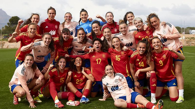 Marisa García xogou a segunda metade na goleada de España sub-20 a México