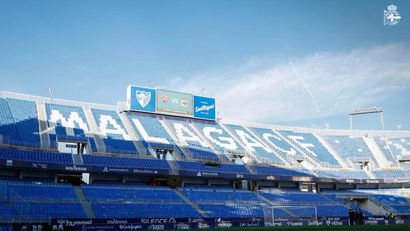 A la venta en la OAD 239 entradas sobrantes para el Málaga CF - Dépor de este domingo 12 de octubre