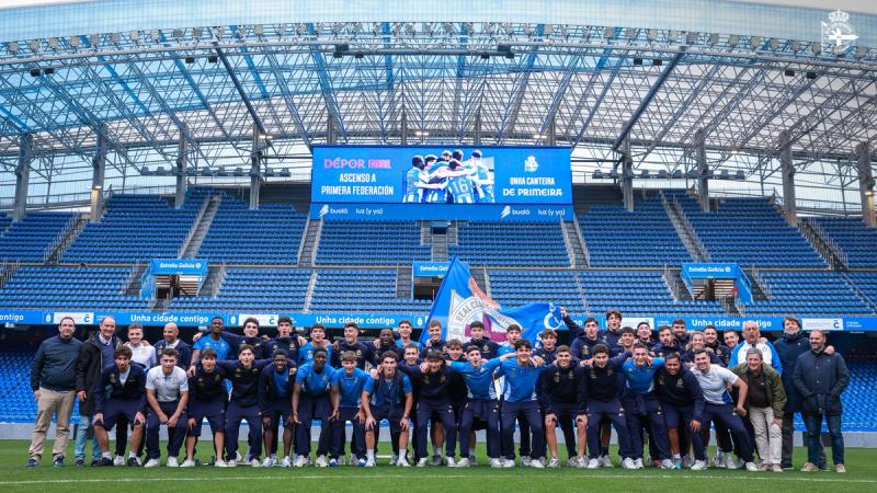 El Fabril asciende a Primera Federación y crece el futuro de todo el Club