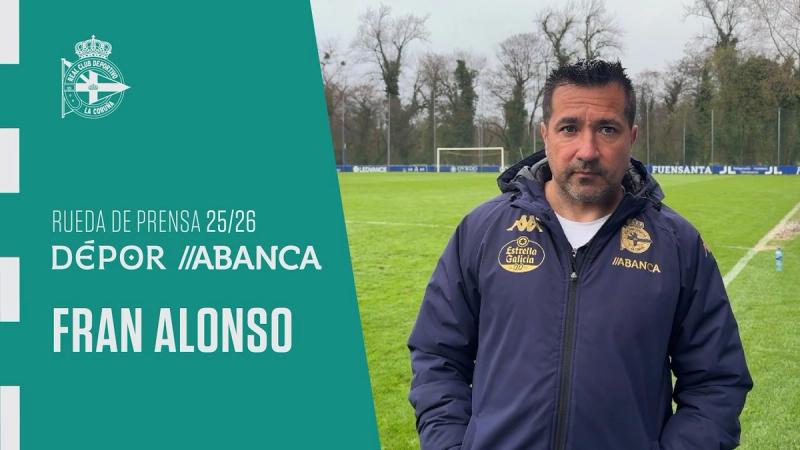 Fran Alonso asegura que "imos ir sen medo" ao choque ante o FC Barcelona, "o mellor equipo do mundo"