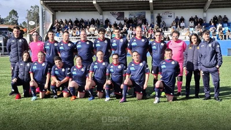 El Dépor Genuine prepara su participación en el nuevo campeonato 'A Nosa Champions Fútbol' con un amistoso en Calo