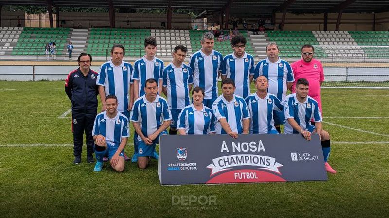 Nova xornada de 'A Nosa Champions' en Vilalba para o Dépor Genuine a base de fútbol e inclusión