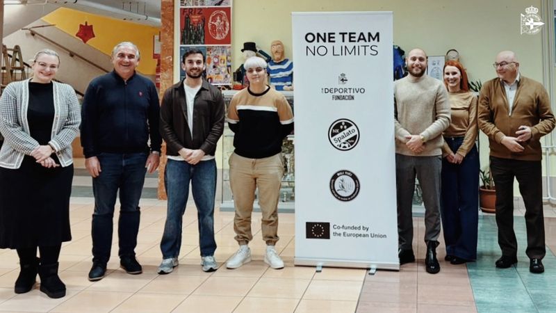 A RC Deportivo Fundación participa en Croacia na primeira reunión transnacional do proxecto europeo 'One Team No Limits'